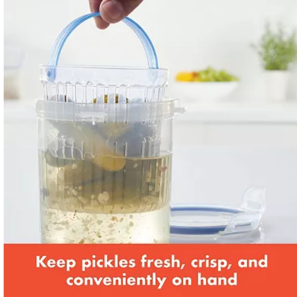 Lock & Lock Pickle Strainer Keeper Container - Picture 11 of 12